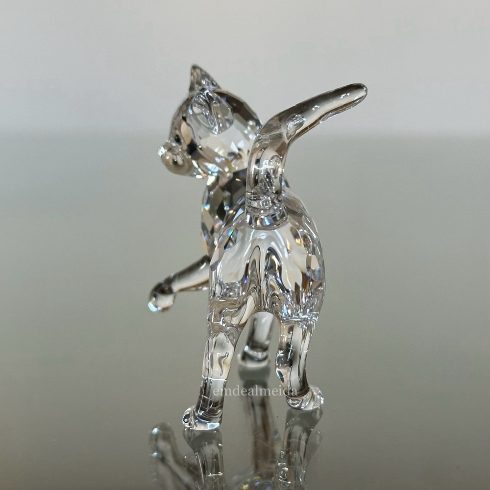 SOLD - Swarovski Crystal The Peaceful Countryside Mother Cat Standing 861914 - Picture 8 of 11